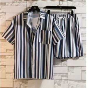 BLACK FRIDAY SPECIAL Men’s Button Front and Short Set